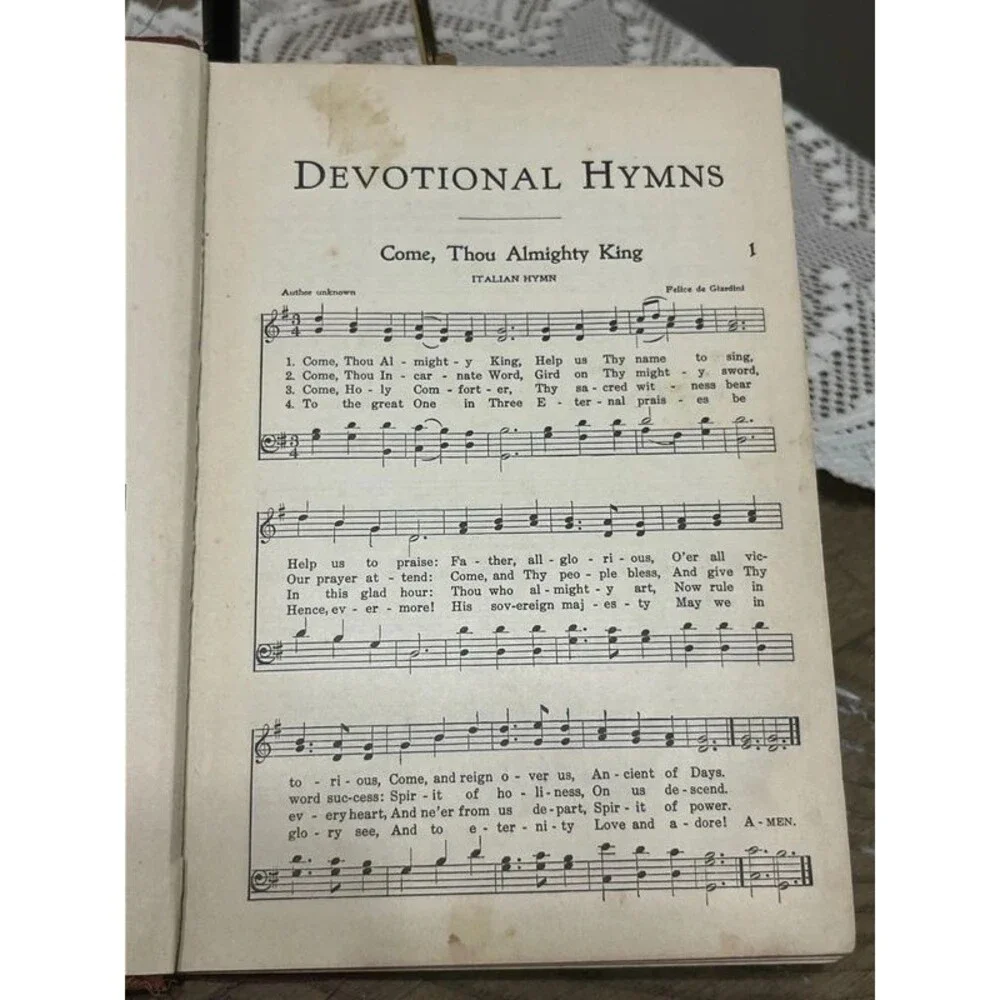 1935 Hymnal Devotional Hymns